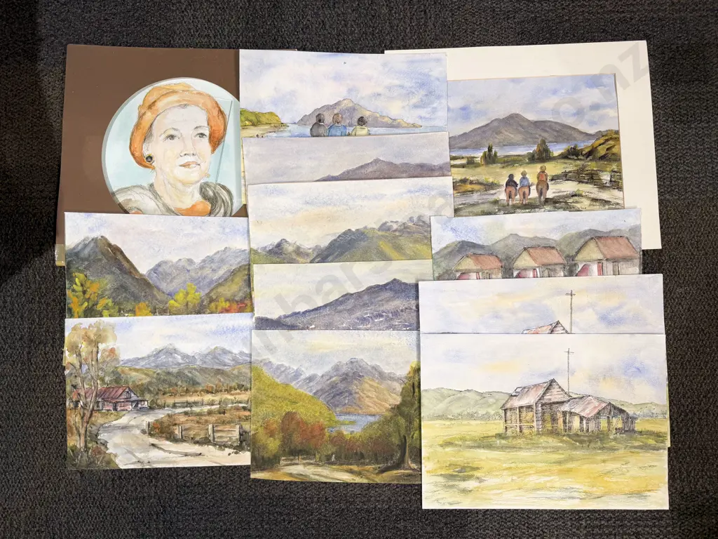 Qty Assorted Unframed Artworks Image 1++