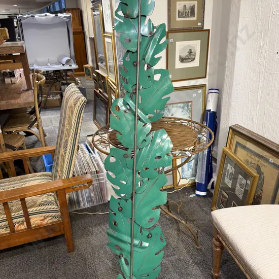 Decorative Cut Metal Leaf Wall Hanging