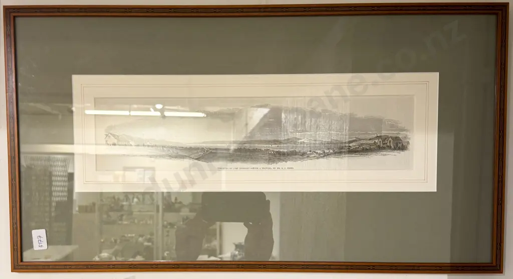 Two Framed Hand-Coloured Etchings Image 1++