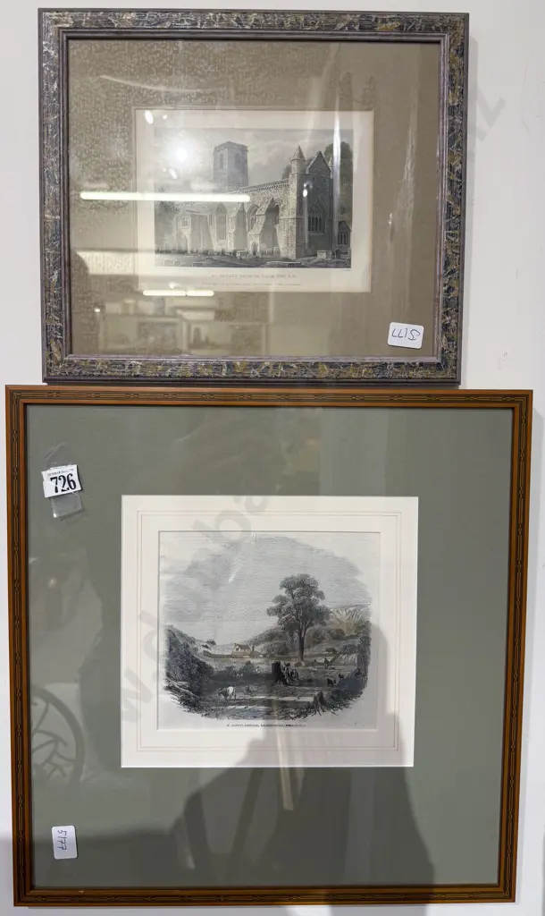 Hand-Coloured Etching - M Brees' Cottage - Wellington & Other Image 1++