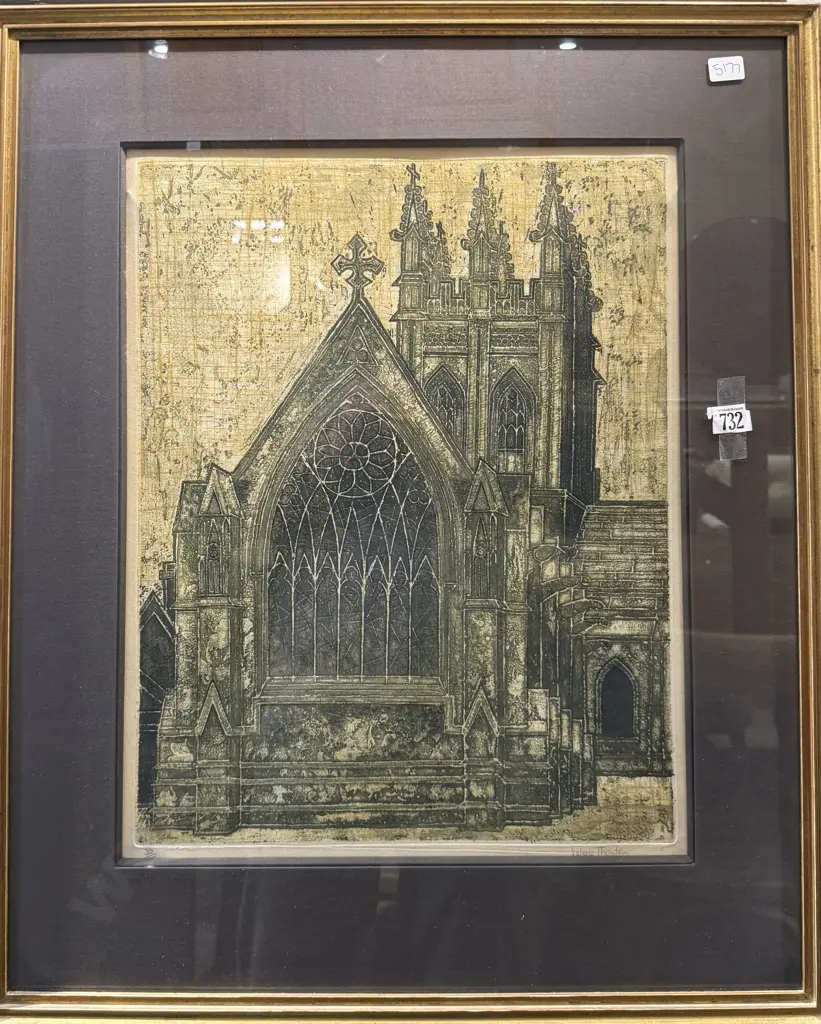 Valerie Thouton - Cathedral - Lithograph Image 1++