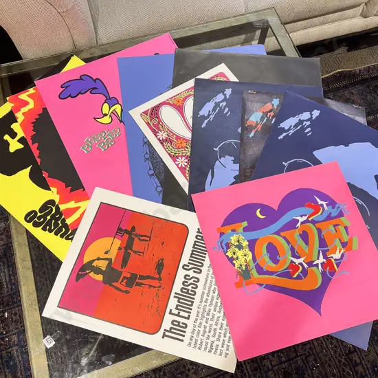 Large Qty of Assorted Vintage Posters