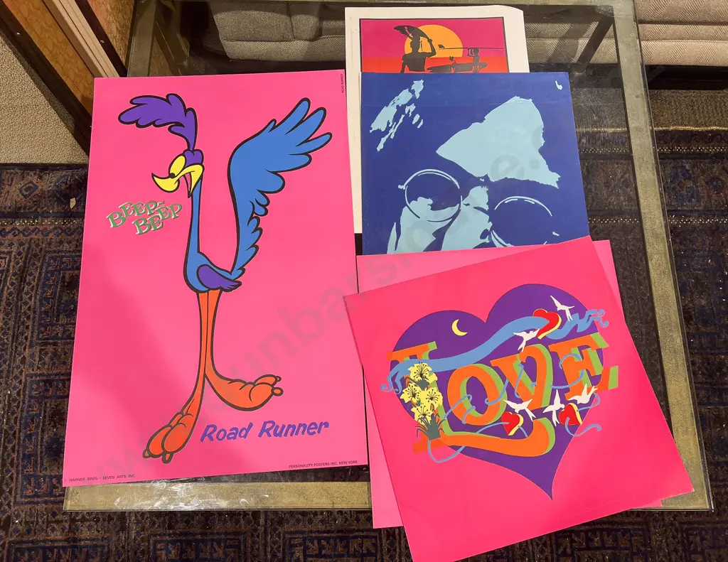 Large Qty of Assorted Vintage Posters Image 1++