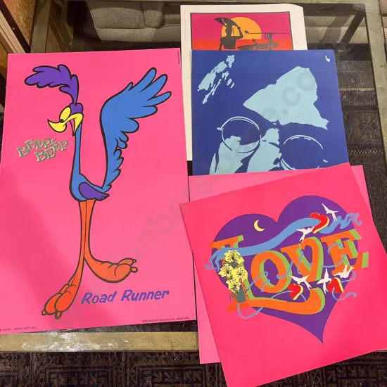 Large Qty of Assorted Vintage Posters