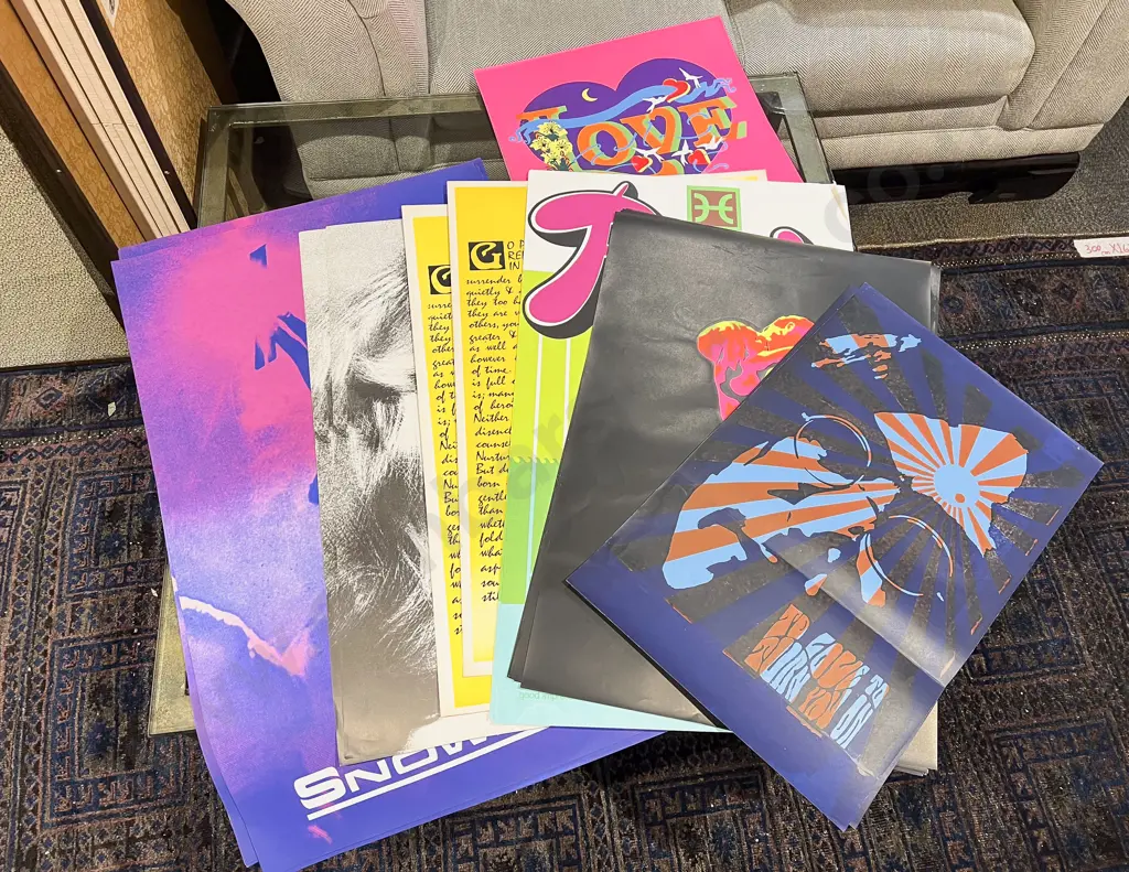 Large Qty of Assorted Vintage Posters Image 1++