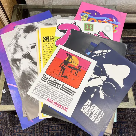 Large Qty of Assorted Vintage Posters