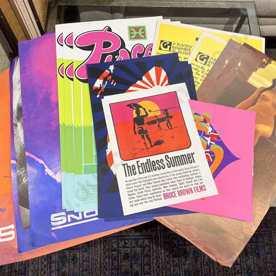 Large Qty of Assorted Vintage Posters
