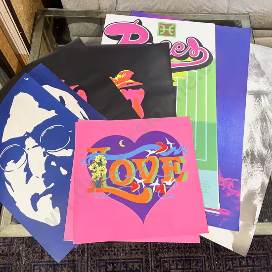 Large Qty of Assorted Vintage Posters