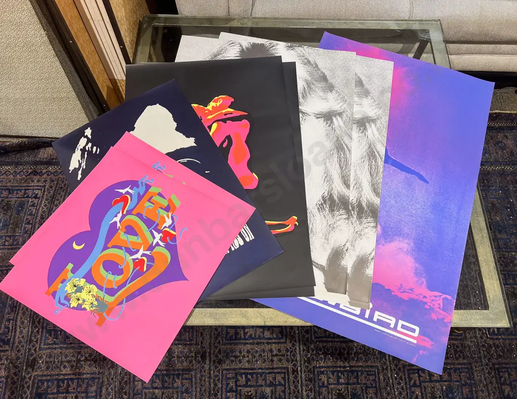 Large Qty of Assorted Vintage Posters Image 1++