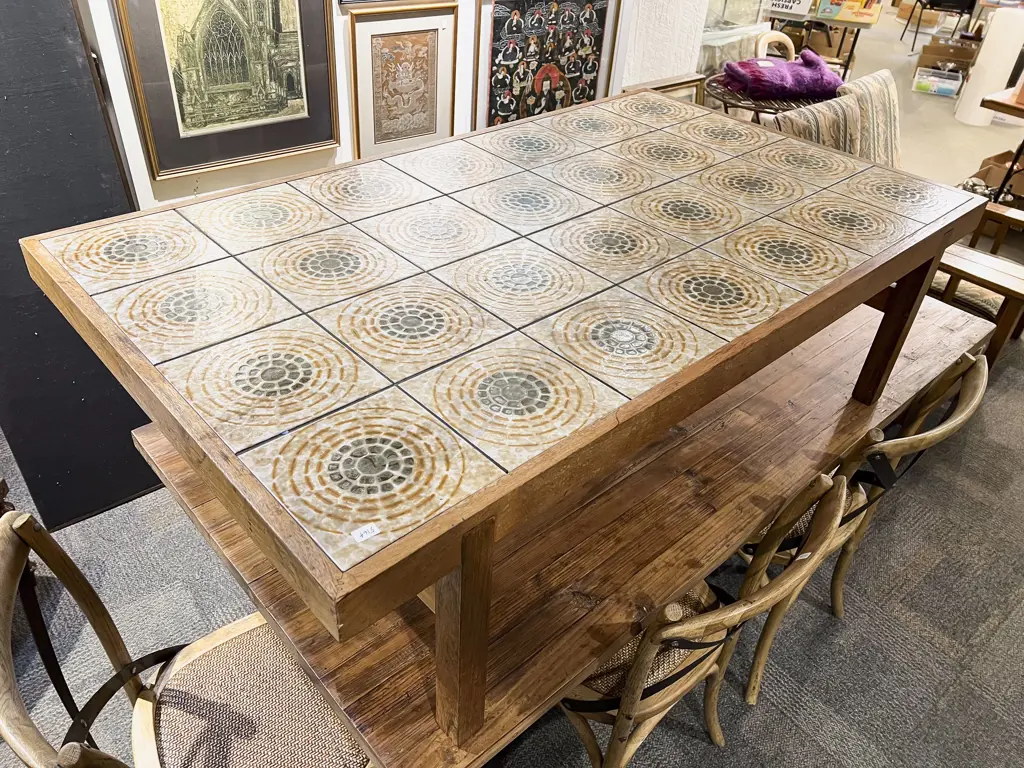 Tile Top Coffee Table Image 1++