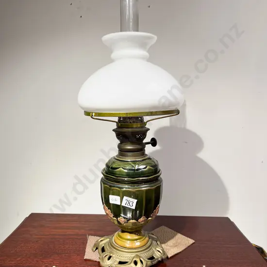 Stoneware Kerosene Lamp