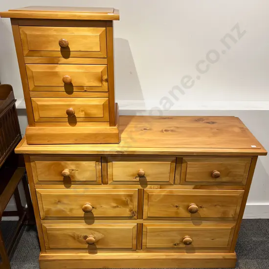 Rimu Lowboy with Bedside Chest