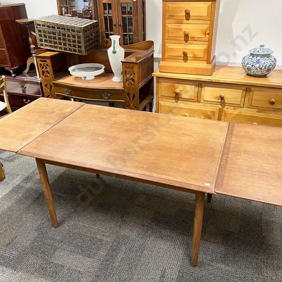 Extension Dining Table together with Two Chairs