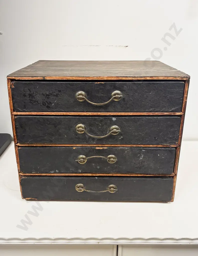 Small Four Drawer Collectables Chest Image 1++