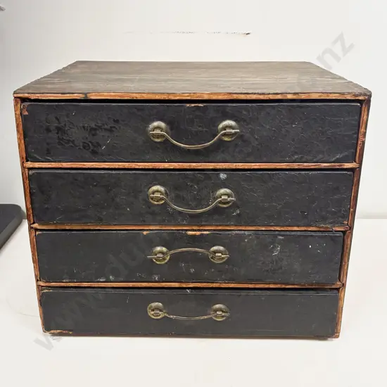 Small Four Drawer Collectables Chest