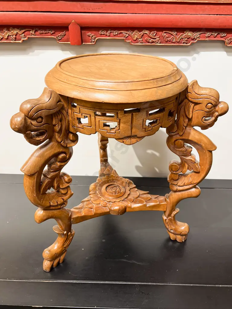 Chinese Tripod Base Plant Stand Image 1++