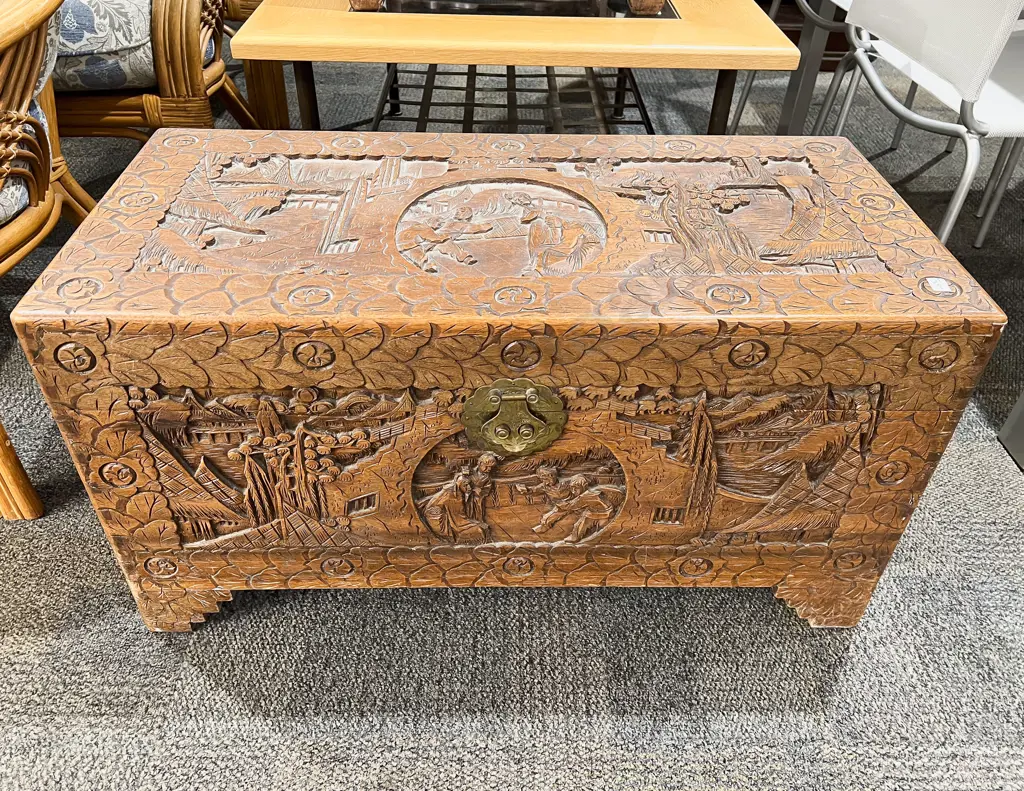 Carved Camphorwood Chest Image 1++