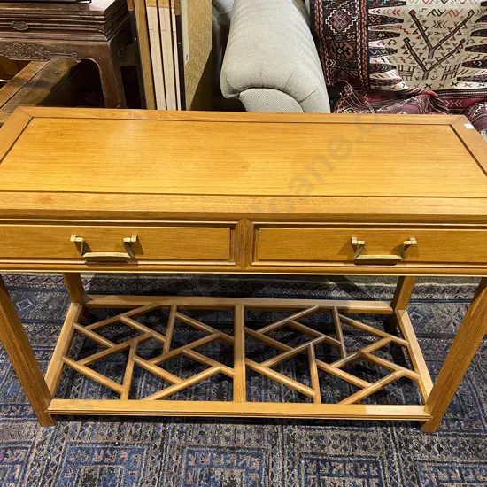 Two Drawer Hall Table