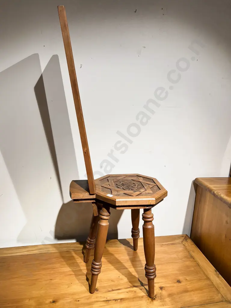 Carved Spinning Chair Image 1++