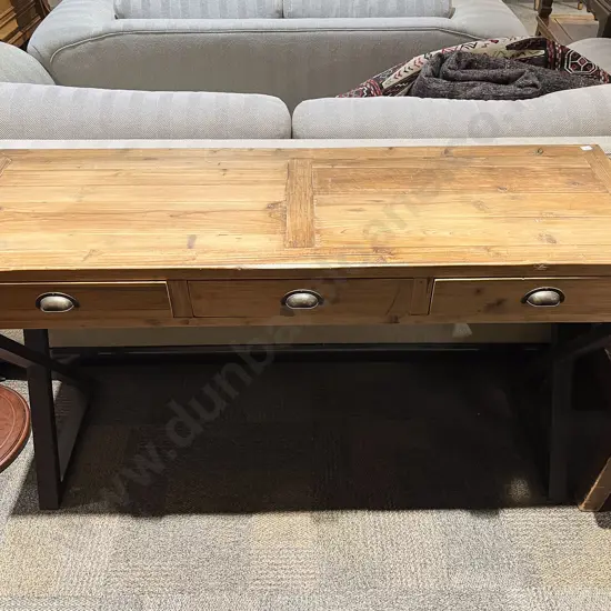 Modern Three Drawer Hall Table