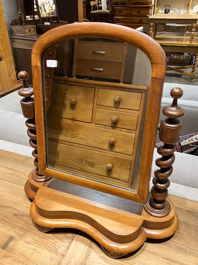Victorian Toilet Swing Mirror Image 1++