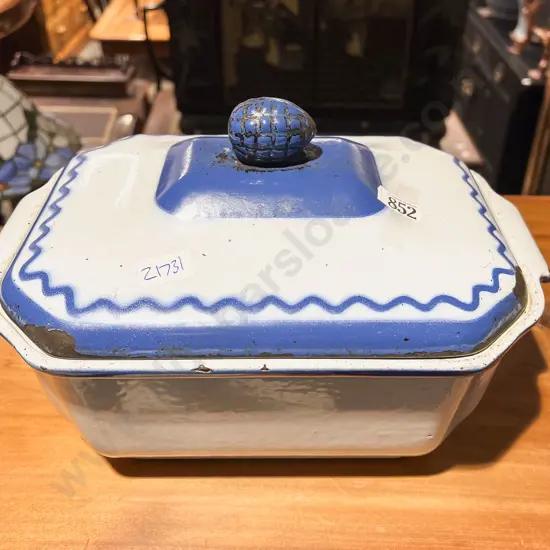 Kalfrestrom Swedish Mid Century Enamelled Casserole Pot