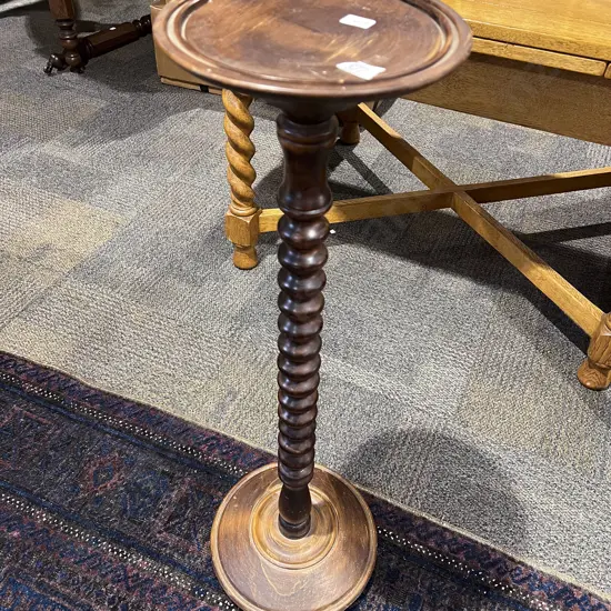 Victorian Plantstand with Bobbin turn Support
