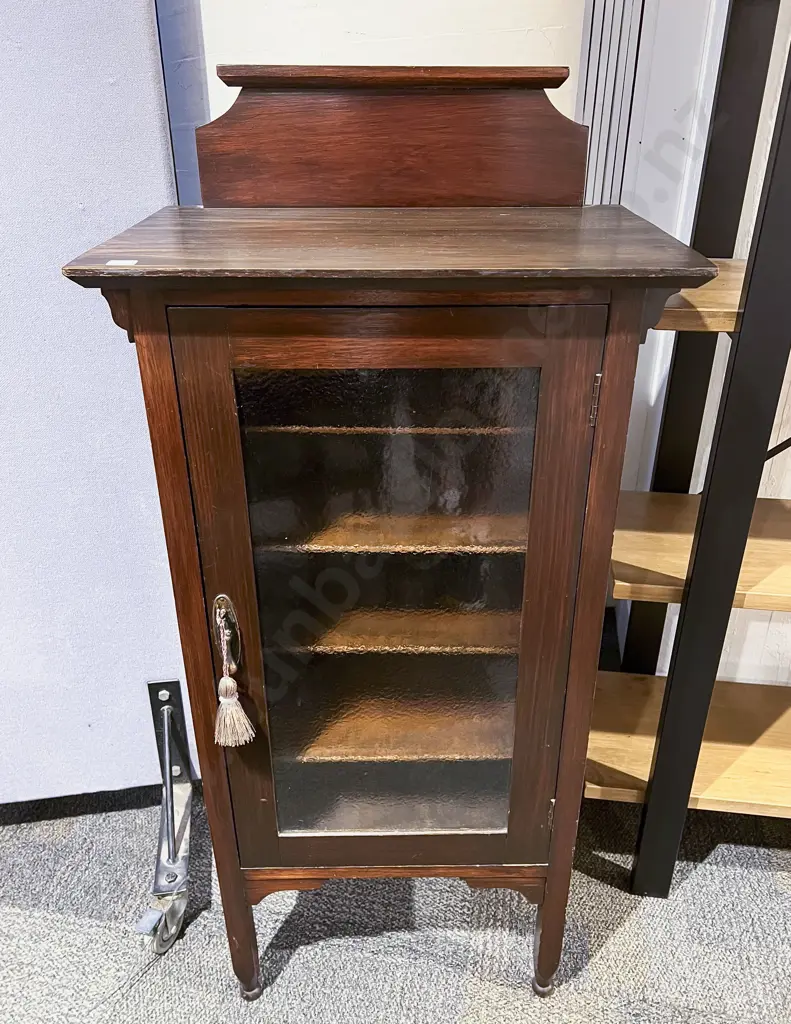 Edwardian Mahogany Music Cabinet Image 1++