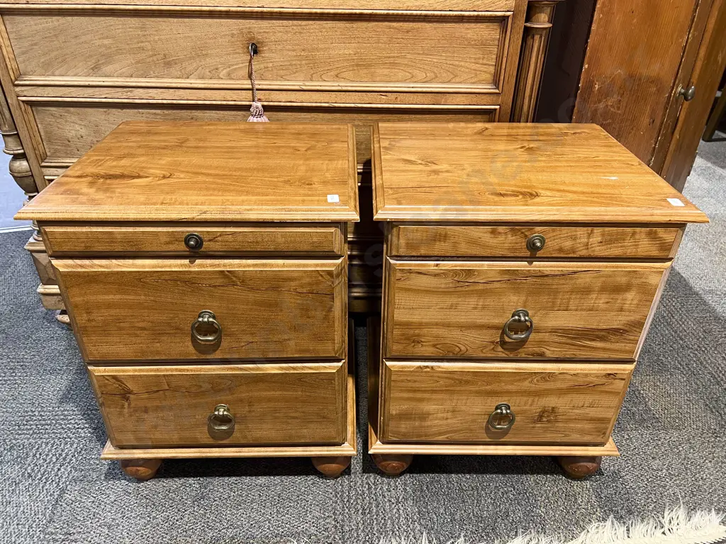 Pair of Bedside Chests Image 1++