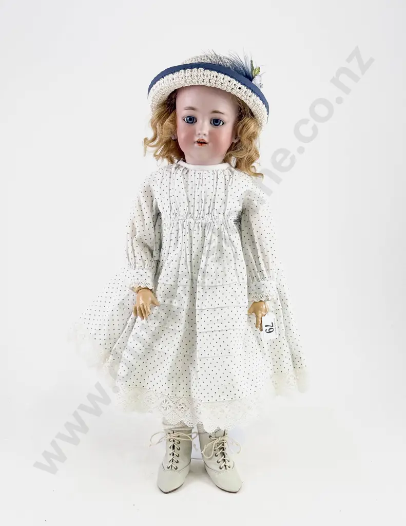 Simon & Halbig 1248 Germany S & H 8 Bisque Doll Image 1++