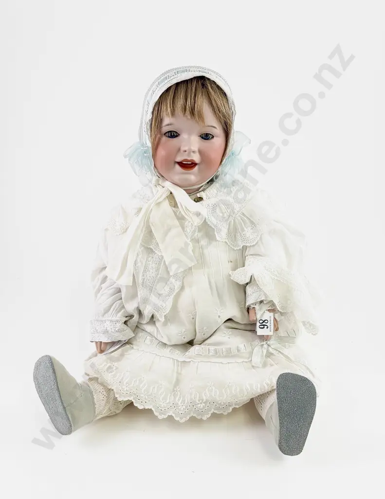 SFBJ 236 Paris 11 Laughing Jumeau Bisque Character Doll Image 1++