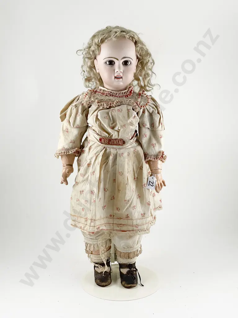 French Jumeau Marked Depose Tete Jumeau 11 Bisque Bébé Image 1++