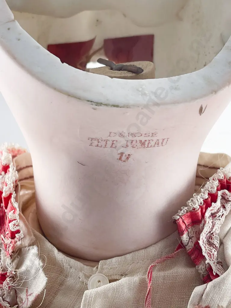 French Jumeau Marked Depose Tete Jumeau 11 Bisque Bébé Image 1++