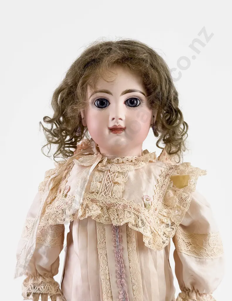 French Jumeau Marked Depose Tete Jumeau Bte SGDG 8 Bisque Bébé Image 1++