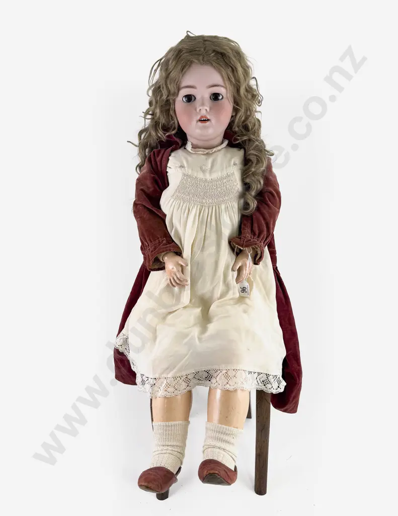 Child Size Germany Heinrick Handwerck Simon & Halbig 7 1/2 Bisque Doll Image 1++