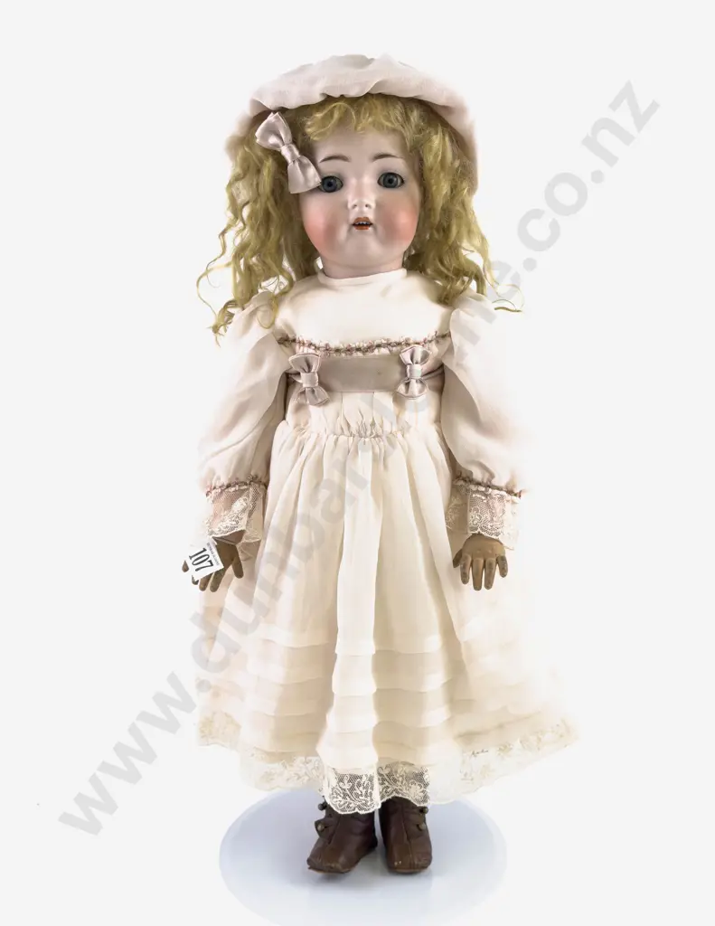 K * R Simon & Halbig 403 Germany Bisque Walking Doll Image 1++