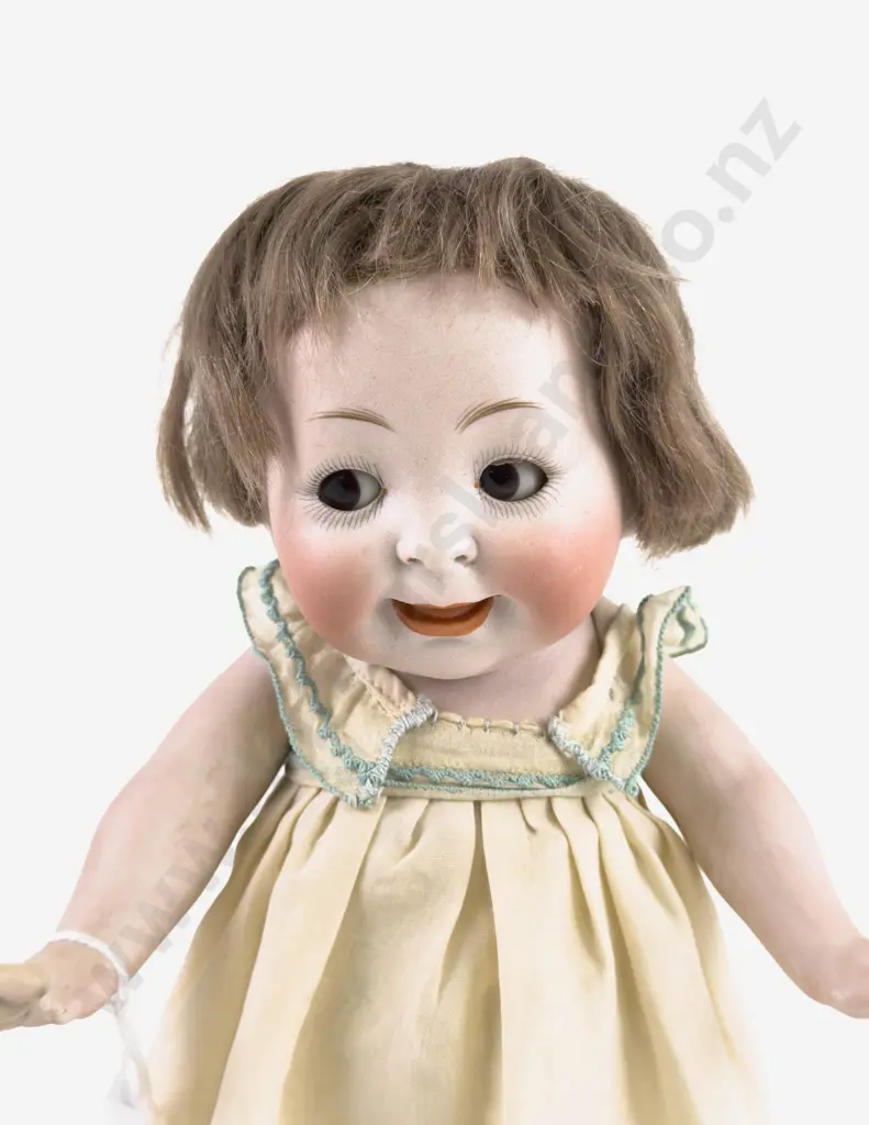 Louis Wolf & Co 222 28 All Bisque 'Our Fairy' Character Doll Image 1++