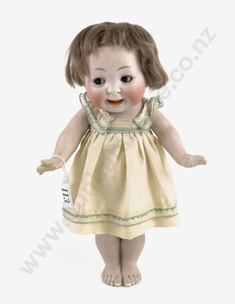 Louis Wolf & Co 222 28 All Bisque 'Our Fairy' Character Doll Image 1++