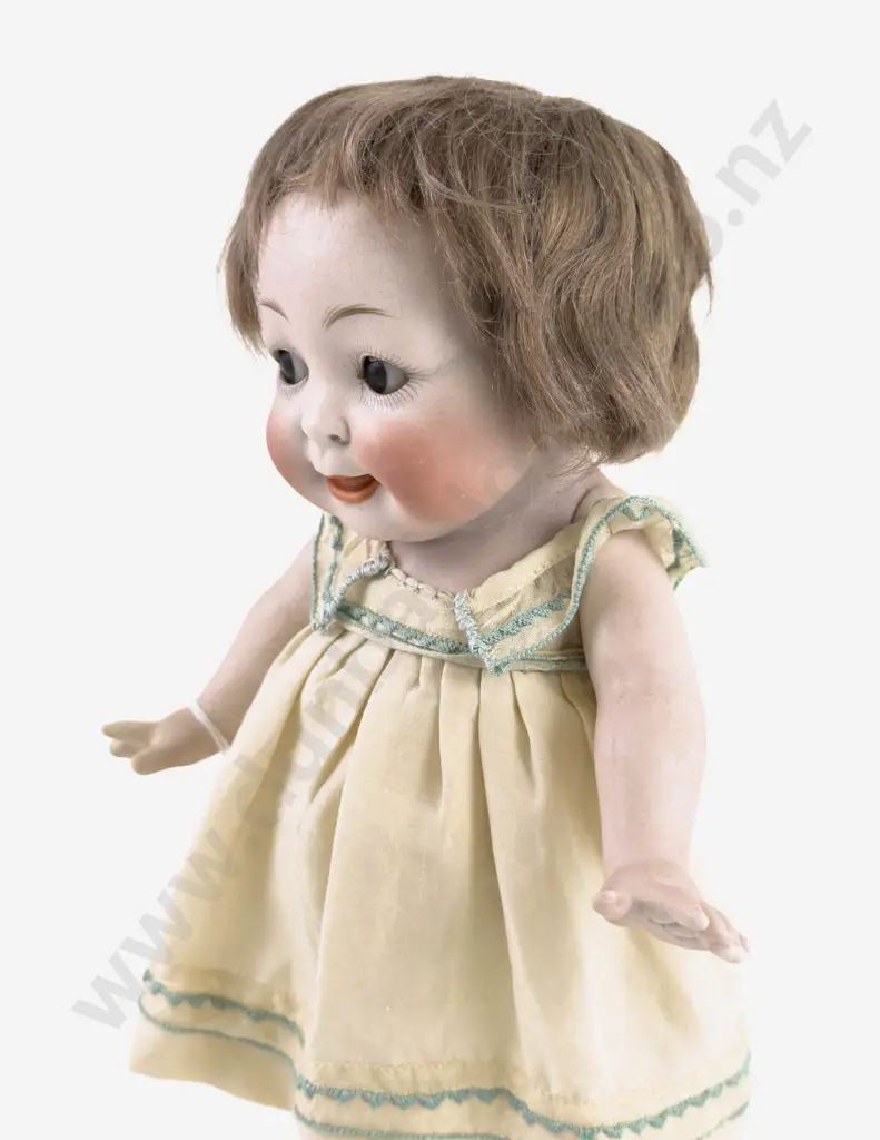 Louis Wolf & Co 222 28 All Bisque 'Our Fairy' Character Doll Image 1++