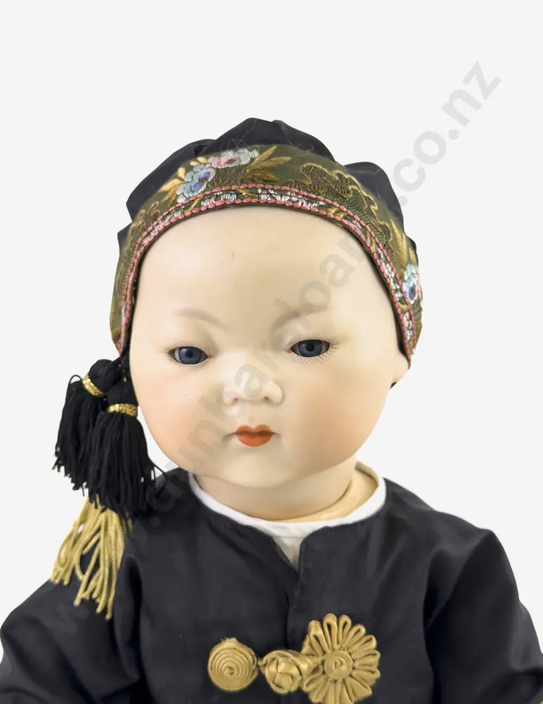 Armand Marseille 353/4K Oriental Portrait Bisque Doll Image 1++