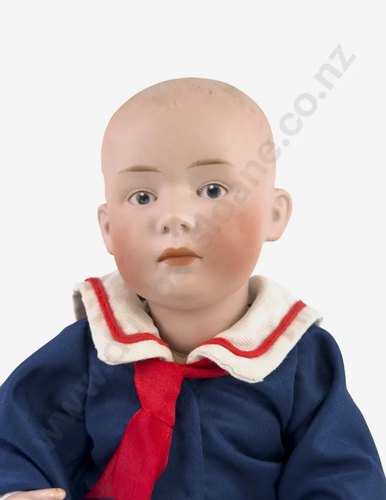 Gebrüder Heubach 7602 Monogram Bisque Character Boy Doll Image 1++