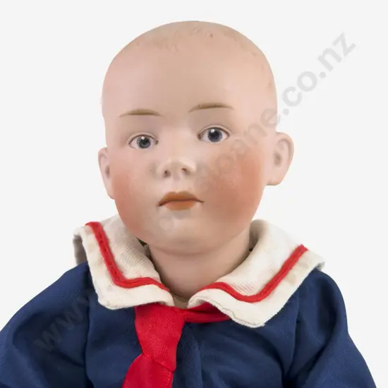 Gebrüder Heubach 7602 Monogram Bisque Character Boy Doll