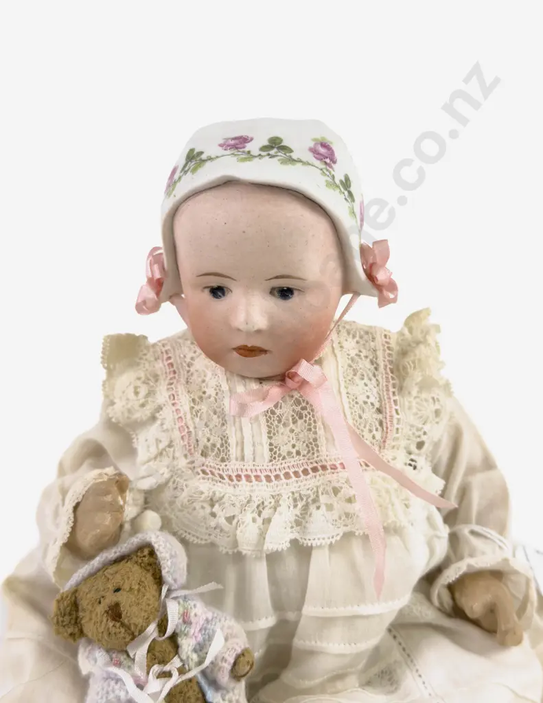 Gebrüder Heubach Monogram Germany Bisque 'Stuart' Baby Doll Image 1++