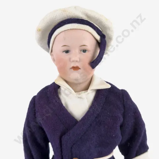 Gebrüder Heubach 4/0 77 Monogram 59 Germany Bisque Boy Doll