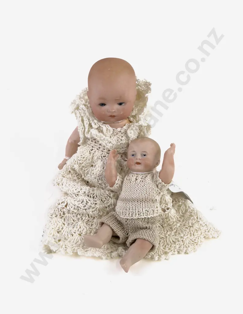 Small Armand Marseille AM Germany 341/6/0 Baby Bye-Lo Bisque Doll Image 1++