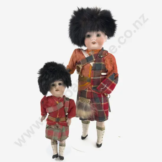 Two German Bisque Dolls