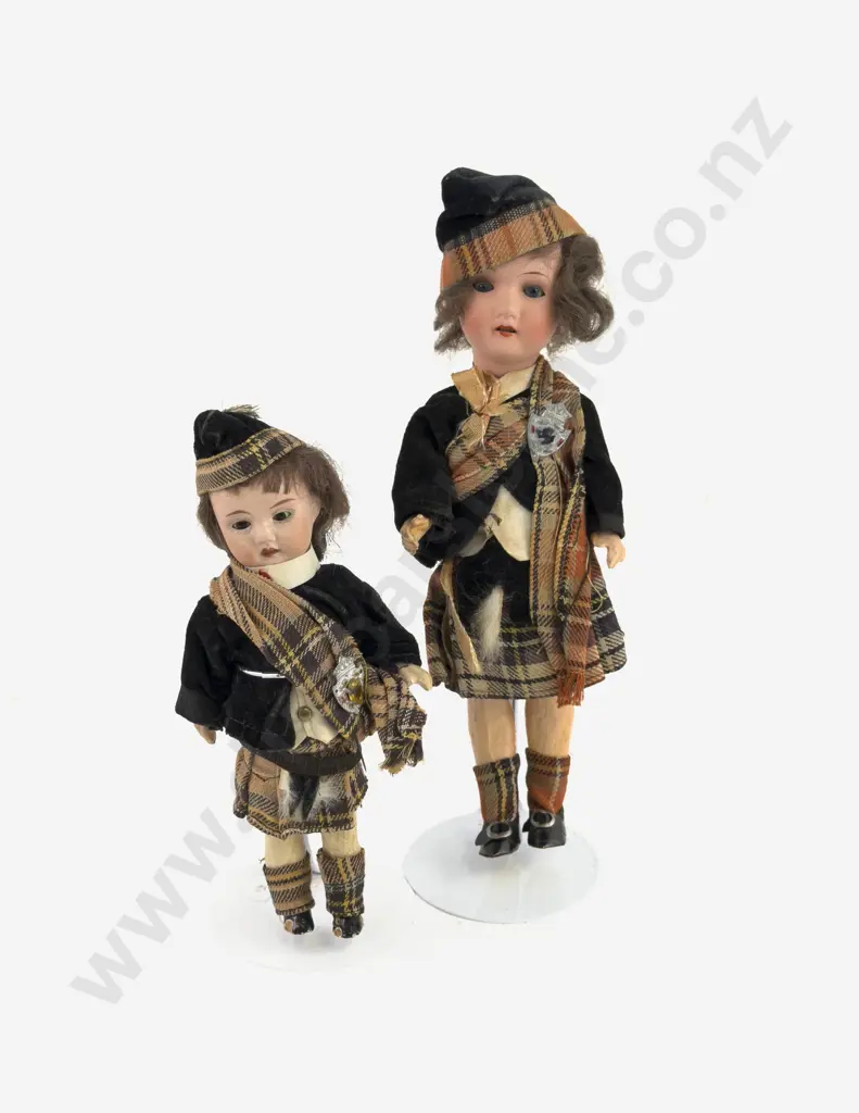 Two German Bisque Dolls Image 1++