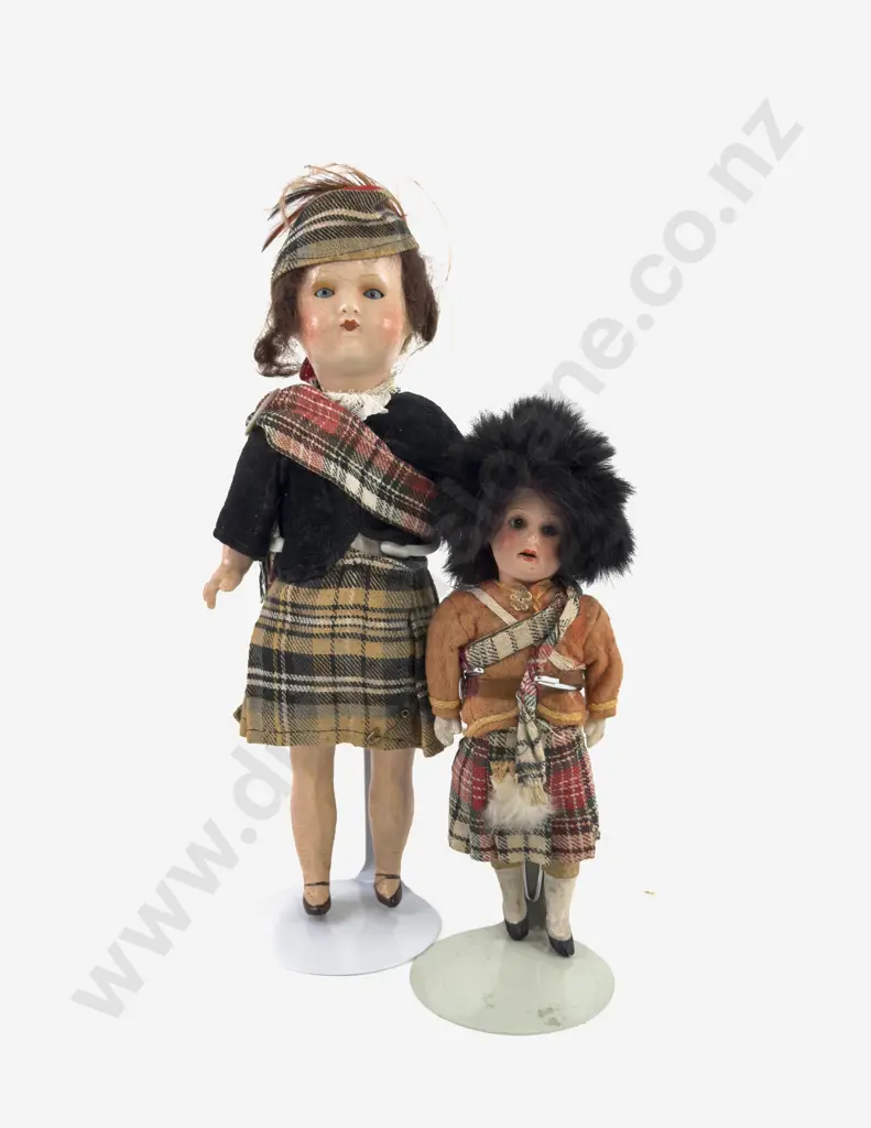 Two German Bisque Dolls Image 1++
