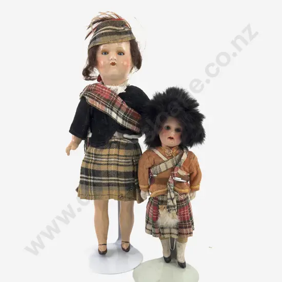 Two German Bisque Dolls