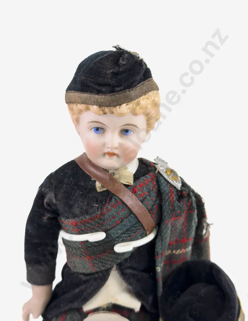 German Parian Bisque Shoulder Plate Doll and Other Image 1++